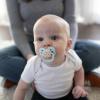 imageDr Browns Advantage GlowintheDark Baby Pacifier Fully Symmetrical Soother with Soft Silicone Bulb Blue SunriseBlue Ocean 06m BPA Free 4 Pack2 Pack  Blue Sunrise