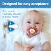 imageDr Browns Advantage GlowintheDark Baby Pacifier Fully Symmetrical Soother with Soft Silicone Bulb Blue SunriseBlue Ocean 06m BPA Free 4 Pack2 Pack  Blue Sunrise