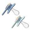 imageDr Browns Advantage GlowintheDark Baby Pacifier Fully Symmetrical Soother with Soft Silicone Bulb Blue SunriseBlue Ocean 06m BPA Free 4 Pack2 Pack  Blue Sunrise