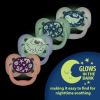 imageDr Browns Advantage GlowintheDark Baby Pacifier Fully Symmetrical Soother with Soft Silicone Bulb Blue SunriseBlue Ocean 06m BPA Free 4 Pack2 Pack  GlowintheDark Blue Ocean