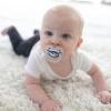 imageDr Browns Advantage GlowintheDark Baby Pacifier Fully Symmetrical Soother with Soft Silicone Bulb Blue SunriseBlue Ocean 06m BPA Free 4 Pack2 Pack  GlowintheDark Blue Ocean