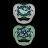 imageDr Browns Advantage GlowintheDark Baby Pacifier Fully Symmetrical Soother with Soft Silicone Bulb Blue SunriseBlue Ocean 06m BPA Free 4 Pack2 Pack  GlowintheDark Blue Ocean