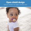imageDr Browns Advantage GlowintheDark Baby Pacifier Fully Symmetrical Soother with Soft Silicone Bulb Blue SunriseBlue Ocean 06m BPA Free 4 Pack2 Pack  Lavendar Love