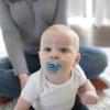 imageDr Browns Advantage GlowintheDark Baby Pacifier Fully Symmetrical Soother with Soft Silicone Bulb Blue SunriseBlue Ocean 06m BPA Free 4 Pack4 Pack  GlowintheDark Blue OceanBlue Sunrise