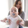 imageDr Browns Advantage GlowintheDark Baby Pacifier Fully Symmetrical Soother with Soft Silicone Bulb Blue SunriseBlue Ocean 06m BPA Free 4 Pack4 Pack  GlowintheDark Blue OceanBlue Sunrise