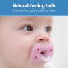 imageDr Browns Advantage OnePiece Silicone Baby Pacifier Fully Symmetrical Soother Dark BlueLight BlueOrange 618m BPA Free 3 Pack3 Pack  CoralLight PinkPink