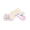 imageDr Browns Advantage OnePiece Silicone Baby Pacifier Fully Symmetrical Soother EcruLight PinkPink 06m BPA Free 3 Pack3 Pack  EcruLight PinkPink