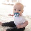 imageDr Browns Advantage Symmetrical Pacifier with Air Flow  Blue GlowinTheDark  2Pack  618m Pack of 22 Pack  GlowintheDark Blue Nature