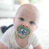 imageDr Browns Advantage Symmetrical Pacifier with Air Flow  Blue GlowinTheDark  2Pack  618m Pack of 22 Pack  GlowintheDark Blue Nature