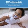 imageDr Browns Advantage Symmetrical Pacifier with Air Flow  Blue GlowinTheDark  2Pack  618m Pack of 22 Pack  GlowintheDark Purple Nature