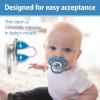 imageDr Browns Advantage Symmetrical Pacifier with Air Flow  Blue GlowinTheDark  2Pack  618m Pack of 22 Pack  GlowintheDark Purple Nature