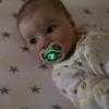 imageDr Browns Advantage Symmetrical Pacifier with Air Flow  Blue GlowinTheDark  2Pack  618m Pack of 22 Pack  GlowintheDark Purple Nature