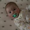 imageDr Browns Advantage Symmetrical Pacifier with Air Flow  Blue GlowinTheDark  2Pack  618m Pack of 22 Pack  GlowintheDark Purple Nature