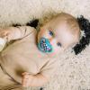 imageDr Browns Advantage Symmetrical Pacifier with Air Flow  Blue GlowinTheDark  2Pack  618m Pack of 22 Pack  Skateboard Snail