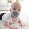 imageDr Browns Advantage Symmetrical Pacifier with Air Flow  Blue GlowinTheDark  2Pack  618m Pack of 22 Pack  Skateboard Snail
