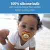 imageDr Browns Advantage Symmetrical Pacifier with Air Flow  Blue GlowinTheDark  2Pack  618m Pack of 22 Pack  Skateboard Snail