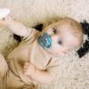 imageDr Browns Advantage Symmetrical Pacifier with Air Flow  Blue GlowinTheDark  2Pack  618m Pack of 22 Pack  Skateboard Snail
