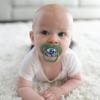 imageDr Browns Advantage Symmetrical Pacifier with Air Flow  Blue GlowinTheDark  2Pack  618m Pack of 24 Pack  GlowintheDark Blue Nature