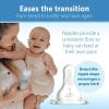 imageDr Browns AntiColic Baby Feeding Set with Slow Flow Nipples Travel Caps Silicone Pacifier  PinkClear  Breast to Bottle Feeding Set