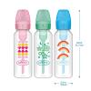 imageDr Browns AntiColic Options Narrow Sippy Bottle Starter Kit 8oz250mL with Level 3 MediumFast Flow Nipple and Soft 100 Silicone Sippy Spout Green BPA Free 6mBlue