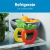 imageDr Browns AquaCool WaterFilled Baby Teether Cools ampamp Massages Sore Gums BPA Free Pineapple and Apple 2 Pack 3m