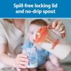 imageDr Browns Baby Formula Mixing Pitcher with Adjustable Stopper Locking Lid ampamp No Drip Spout 32oz BPA Free TealDark Blue