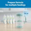imageDr Browns Baby Formula Mixing Pitcher with Adjustable Stopper Locking Lid ampamp No Drip Spout 32oz BPA Free TealOlive