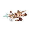 imageDr Browns Baby Lovey Pacifier and Teether Holder Giraffe with Green HappyPaci 100 Silicone 06mGiraffe