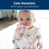 imageDr Browns Baby Lovey Pacifier and Teether Holder Triceratops with Gray HappyPaci 100 Silicone 06m Packaging May VaryDeer