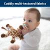 imageDr Browns Baby Lovey Pacifier and Teether Holder Triceratops with Gray HappyPaci 100 Silicone 06m Packaging May VaryGiraffe