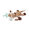 imageDr Browns Baby Lovey Pacifier and Teether Holder Triceratops with Gray HappyPaci 100 Silicone 06m Packaging May VaryGiraffe