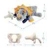 imageDr Browns Baby Lovey Pacifier and Teether Holder Triceratops with Gray HappyPaci 100 Silicone 06m Packaging May VaryTriceratops
