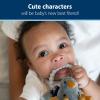 imageDr Browns Baby Lovey Pacifier and Teether Holder Triceratops with Gray HappyPaci 100 Silicone 06m Packaging May VaryTriceratops