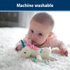 imageDr Browns Baby Lovey Pacifier and Teether Holder Triceratops with Gray HappyPaci 100 Silicone 06m Packaging May VaryUnicorn