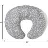 imageDr Browns Breastfeeding Pillow with Removable Cover for Nursing Mothers Machine Washable Cotton Blend GrayBreastfeeding Pillow  Gray