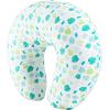 imageDr Browns Breastfeeding Pillow with Removable Cover for Nursing Mothers Machine Washable Cotton Blend GrayPillow Cover  Green