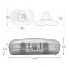 imageDr Browns Butterfly Breastfeeding Nipple Shields for Protecting Sore Flat or Inverted Nipples Essential for Latching Difficulties with Microwave Sterilizer Carrying Case 20mmSize  1  20mm