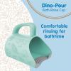 imageDr Browns CleanUp DinoPour Baby Bath Rinse Cup TearFree Rinsing for Babies and Toddlers BPA FreeSmall