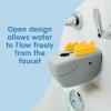 imageDr Browns CleanUp DinoSoft Baby Bath Spout Cover Soft and Safe on Tub Faucet Toddler Bathtub Safety for Kids BPA Free Certified Plastic Neutral