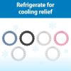 imageDr Browns Flexees Beaded Teether Rings 100 Silicone Soft ampamp Easy to Hold Encourages SelfSoothe 3 Pack Blue Light Blue Black BPA Free 3mBlack  Gray  White