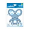 imageDr Browns Flexees Blue Bunny Soft 100 Silicone Baby Teether BPA Free 3mBunny  Blue