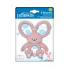 imageDr Browns Flexees Blue Bunny Soft 100 Silicone Baby Teether BPA Free 3mBunny  Pink
