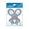 imageDr Browns Flexees Blue Sloth Soft 100 Silicone Baby Teether BPA Free 3mBunny  Gray