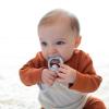 imageDr Browns Flexees Blue Sloth Soft 100 Silicone Baby Teether BPA Free 3mSloth  Blue