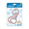imageDr Browns Flexees Blue Sloth Soft 100 Silicone Baby Teether BPA Free 3mSloth  Pink