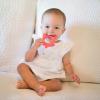 imageDr Browns Flexees Friends Orange Fox Soft 100 Silicone Baby Teether BPA Free 3mFox  Orange