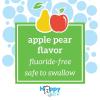 imageDr Browns FluorideFree Baby Toothpaste Infant ampamp Toddler Oral Care Mixed Fruit 3Pack 14oz40g 03 years3 Pack  Apple Pear