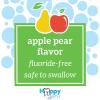 imageDr Browns FluorideFree Baby Toothpaste Infant ampamp Toddler Oral Care Strawberry 1Pack 14oz40g 03 yearsApple Pear