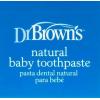 imageDr Browns FluorideFree Baby Toothpaste Infant ampamp Toddler Oral Care Strawberry 1Pack 14oz40g 03 yearsPear Apple