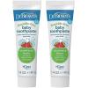 imageDr Browns FluorideFree Baby Toothpaste Infant ampamp Toddler Oral Care Strawberry 1Pack 14oz40g 03 yearsStrawberry